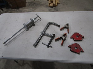 lot 42 image: Slide Hammer, Clamps, Magnets