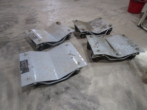 lot 77 image: Car Tire Dollies