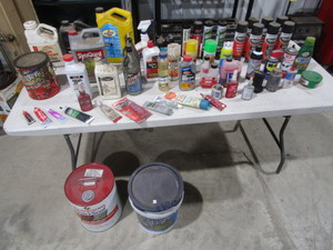 lot 113 image: Misc Oils & Chemicals