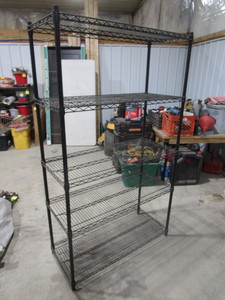 lot 124 image: Garage Shelving 18x42x72