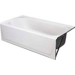 lot 25 image: Bootz Industries Aloha 60 in. x 30 in. Soaking Bathtub with Right Drain in White Customer Returns See Pictures