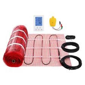 lot 32 image: VEVOR Floor Heating Mat 100 Sq. ft Electric Radiant In-Floor Heated Warm System with Digital Floor Sensing Thermostat Customer Returns See Pictures