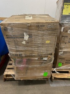Flash Auction!- 9 Pallets (54 units) 33 Air Conditioners and 21 Dehumidifiers- Ends May 6th at 7:25pm