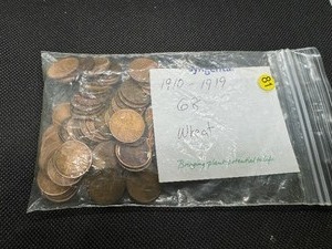 lot 81 image: 68 1910 - 1919 Wheat Cents