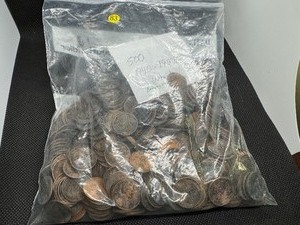 lot 83 image: 500 1940- 1958 Wheat Cents