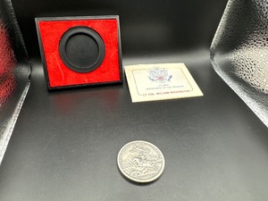 lot 92 image: US Mint Lt. Col. William Washington Americas First Medals Pewter Medal in Original Mint Case With Certificate