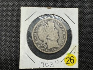 lot 26 image: 1903-O Barber Half Dollar