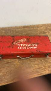 lot 22 image: Heavy Duty Sawzall and Angle Grinder Tool Set with Metal Case