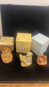 lot 47 image: Set of 3 Cherished Teddies Figurines with Original Boxes