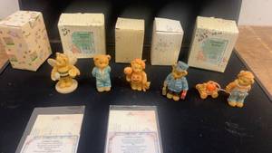 lot 49 image: Set of 5 Cherished Teddies Figurines with Original Packaging