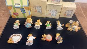 lot 53 image: Collection of 10 Cherished Teddies Figurines with Original Packaging