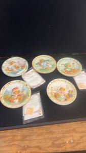 lot 62 image: Set of 5 Limited Edition Nursery Rhyme Collectible Plates by Sheila Kay McGraw