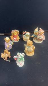 lot 63 image: Set of 7 Cherished Teddies Figurines with Various Themes
