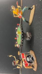 lot 83 image: Snakes & Bones Rock Band Figurines Set