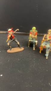 lot 85 image: Snakes & Bones Rock Band Figurine Set