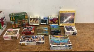 lot 107 image: Collection of Assorted Jigsaw Puzzles - 13 Boxes