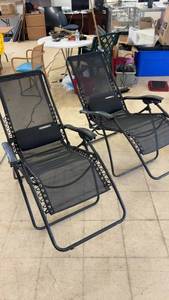 lot 134 image: Set of 3 Gander MTN Zero Gravity Chairs
