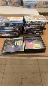 lot 183 image: Collection of DVDs Featuring Music, Comedy, and Films