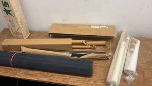 lot 224 image: Collection of Mylar and Aluminum Sheeting Rolls