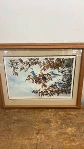 lot 249 image: Autumn Jays Signed Print by Donald Blatney - 83850
