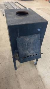 lot 256 image: Used Portable Wood Burning Stove