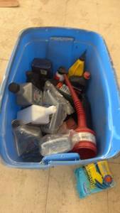 lot 261 image: Assorted Automotive Fluids and Parts Collection