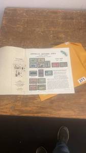 lot 271 image: Americas Historic Sites United States Commemorative Stamp Display Panel