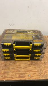 lot 201 image: Stanley Stack n Slide Organizer with Assorted Hardware