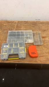 lot 208 image: Comprehensive Set of Fasteners, Screws, and Drill Bits