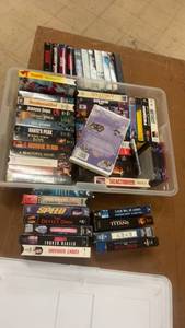 lot 219 image: Large Collection of Mixed VHS Tapes with Various Titles