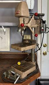 lot 22 image: Vintage Toro 12 Drill Press - cast iron
