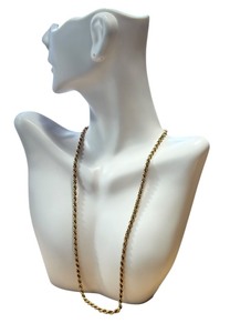 lot 8G image: Italian 14k Gold Rope Chain