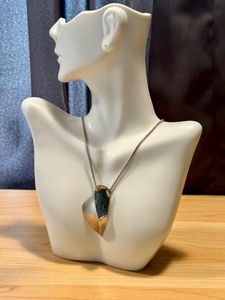 lot 11A image: Artisan Crafted Abstract Sterling Silver Necklace