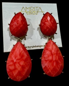 lot 27K image: New Pair of Amrita Drop Earrings