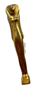 lot 18A image: Vintage Gold Plated MFA Gold Lioness Brooch