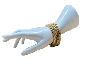 Gorgeous 18K Gold Mesh Bracelet