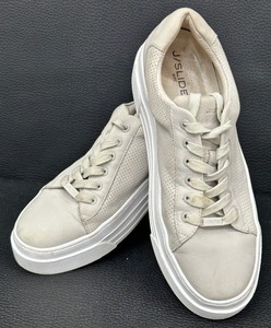 lot 119 image: JSlides Amanda Platform Leather Shoes - Women 10M