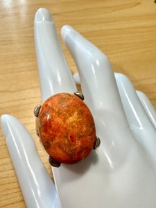 lot 9J image: Barse 925 Sterling Silver Carnelian Ring
