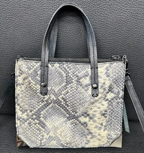 lot 18 image: Botkier Printed Snakeskin Purse