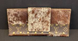 lot 101JG image: Upcycled Louis Vuitton Clutch