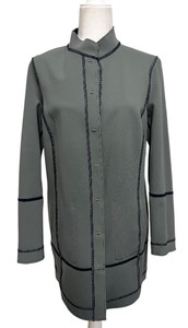 lot 84 image: Reversible Neoprene Style Jacket - Olive and Black