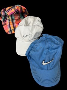 lot 118 image: Set of 3 Nike Golf and Lululemon Baseball Caps