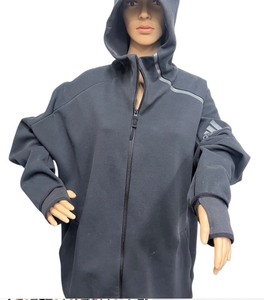 lot 63 image: Adidas Essentials Mens 4XL Black Hoodie with Thumbholes