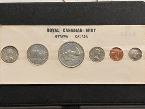 lot 67 image: 1958 Royal Canadian Mint Set
