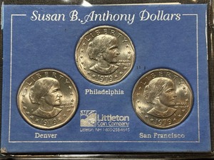 lot 13 image: 1979 Susan B. Anthony Dollar Set