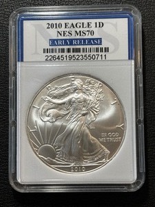 2010 Silver Eagle NES MS70