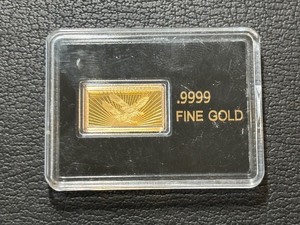 lot 17 image: 13 Gram .9999 Fine Gold Bar