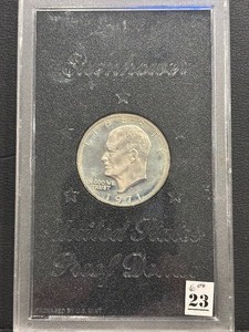 lot 42 image: 1971-S Eisenhower Silver Dollar Proof