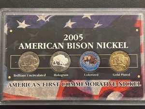 lot 44 image: 2005 American Bison Nickel