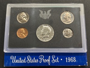 lot 57 image: 1968-S Proof Set
